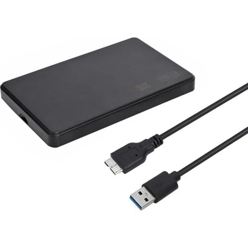 USB 3.0 Hard Drive Case Mobile Enclosure 2.5 inch Serial Port SATA HDD SSD Adapter External Box Support 3TB for Laptop Notebook