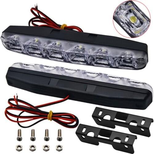 2pcs DC12V DRL Daytime Running Lights Car-styling Fog DRL Daytime Lamp