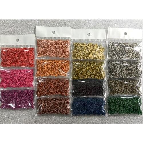 High-end colorful Indian silk badges epaulettes clothing ingredients multi-color short spring 1*6mm