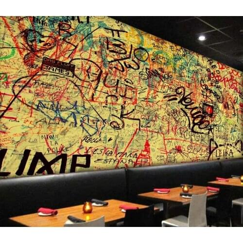 Photo wallpaper custom wallpaper European and American retro abstract style 3d mural wallpaper