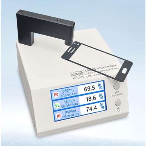 Lens Transmission Meter LS108D for mobile phone lens transmittance 0.5mm IR hole infrared transmittance test Self-calibration