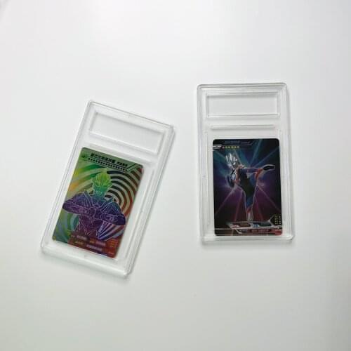 Lot*400pcs Star Card Identification Box Can Appreciate Acrylic Material Small 90x65mm Lager