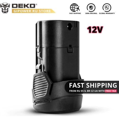 DEKO 12V MAX 1300mAh Lithium Battery For GCD12DU3 Cordless Drill