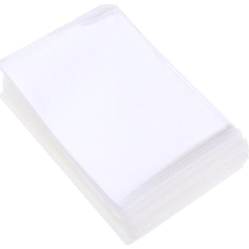Set Of 100 Waterproof Card Protective Covers Holder