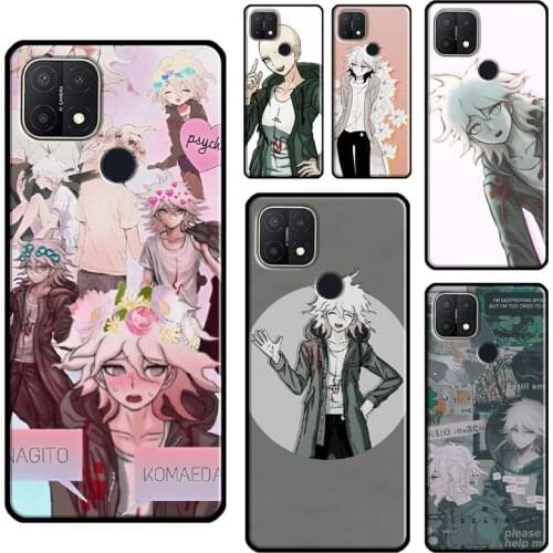 Nagito Komaeda For OPPO A15 A91 A83 A1K A3S A5S A5 A9 A31 A53 2020 A52 A72 Reno 4 Pro 2 Z F7 Phone Case