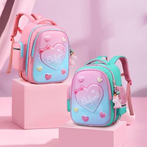 New Pupils Light School Bag Girls Holiday School Bags Can Be Set With Trolley Case Leisure Backpack Student Primary Backpacks