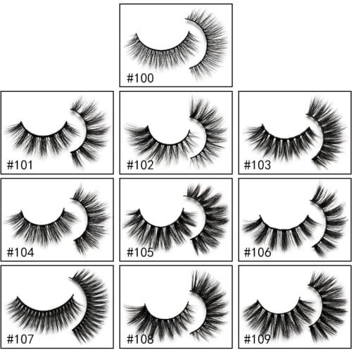 SHIDISHANGPIN/Shidi Shangpin handmade 3D mink false eyelashes natural thick 10/20/30/40/50 pairs of natural eyelashes wholesale