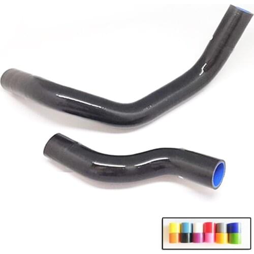 2pcs SILICONE RADIATOR HOSE For Nissan 240SX Silvia S13 S14 S15 SR20DET Engine