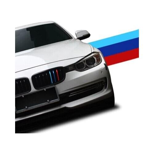 Cotochsun Car styling Sports Front Grille Sticker For BMW 1 2 3 4 5 6 7 series X3 X4 X5 X6 E30 E46 E84 E90 E60 E61 F10 F11 F12