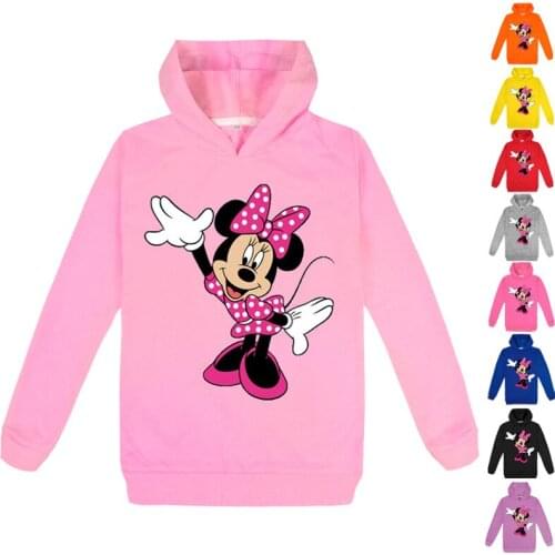 2021 Hooded Sweater Autumn and Winter New Boys and Girls Cartoon Western Style Jacket Tops Childrens Bottoming Shirt