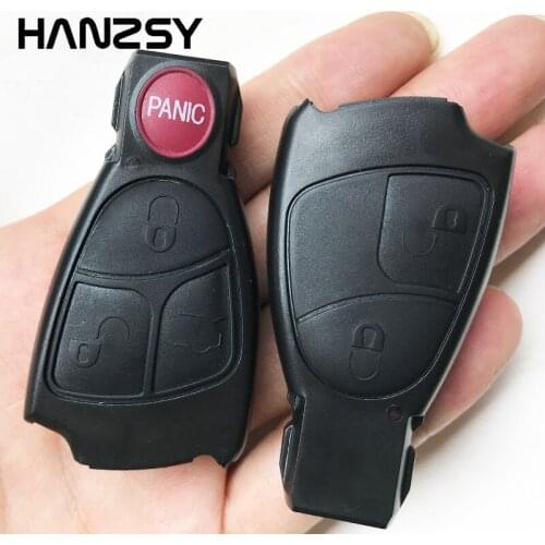 4 Buttons Remote Key Fob shell For Mercedes Benz A B C E S GML CL CLS CLA CLK ML SLK Class W203 W204 W211Replacement Smart Key