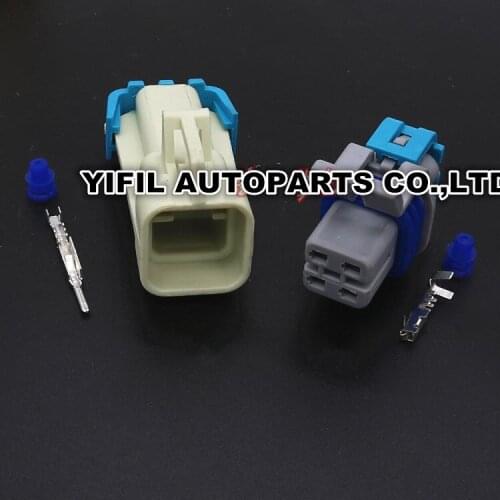 50sets/lot 4 Pin/Way Oxygen Sensor Plug Waterproof Female Male Automotive Electrical Connector For Delphi GM 15326423 12176896