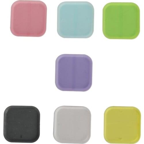 6cm x 6cm Square Flower Pot Tray Nursery Pots Chassis Tray Garden Balcony Office Succulents Plants Seeding Pot Base Plates 5 Pcs