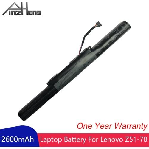PINZHENG 2600mAh Laptop Battery For Lenovo V4000 L14S4A01 L14L4A01 Z41-70 Z51-70 For IdeaPad 500 Z41 Z51 Laptop Bateria