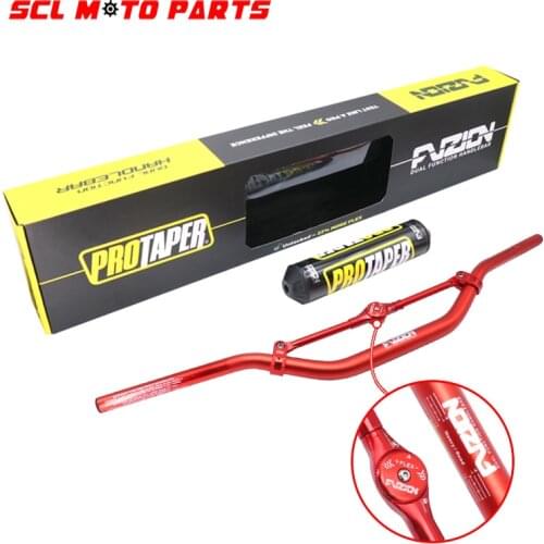 ALconstar-28mm Handlebar Bar Pad 1-1/8" For PRO Taper Dirt Pit Bike Motocross Motorcycle Handle Bar For YAMAHA