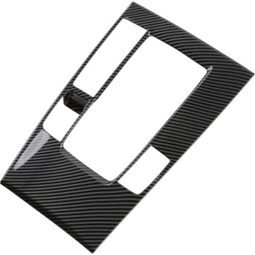 Car ABS Carbon Fiber Interior Center Console Gear Shift Panel Cover Frame Trim Sticker for Mazda 3 Axela 2020
