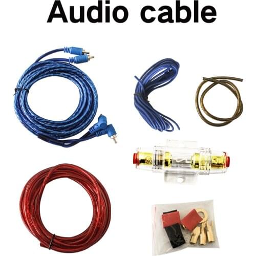 Car 10ga audio cable, car horn cable, audio horn connecting cable, audio fuse, audio cable