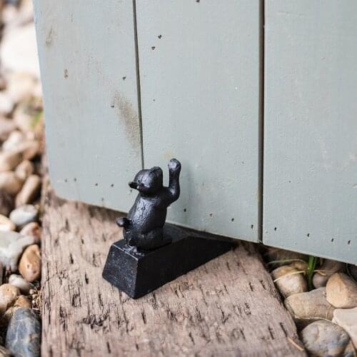 Cast Iron Top Door Device Windproof Door Resistance Collision Avoided Door Blocking Door Wedge Creative Punch-Free Ornaments