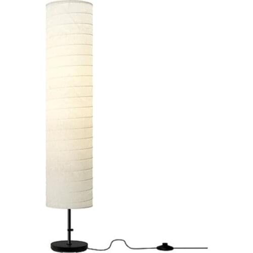 Japanese-style retro wooden floor lamp simple bedroom living room bedside floor lamp WF1109157
