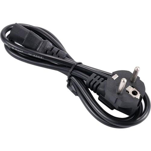 EU AC Power Cable IEC C13 Power Extension Cord 1.2m 14AWG For PC Computer Monitor PSU Antminer Printer TV
