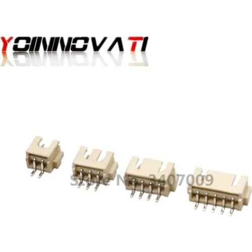 50PCS XH2.54 Connector Horizontal SMD Socket 2.54mm Pitch Pin Header 2/3/4/5/6/7/8/9/10/11/12/13/14P TJC3-AWB Heat Resistance