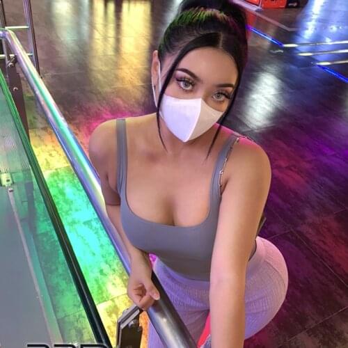 5 Color Ultra-High Stretch Fabric Square Neck Wide Shoulder Straps Show Chest, High Stretch One-Piece Bodysuit Vest