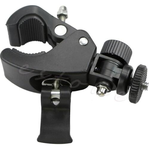 New Bicycle Bike Handlebar Mount 1/4 Screw Clamp Bracket Tripod For Camera DV