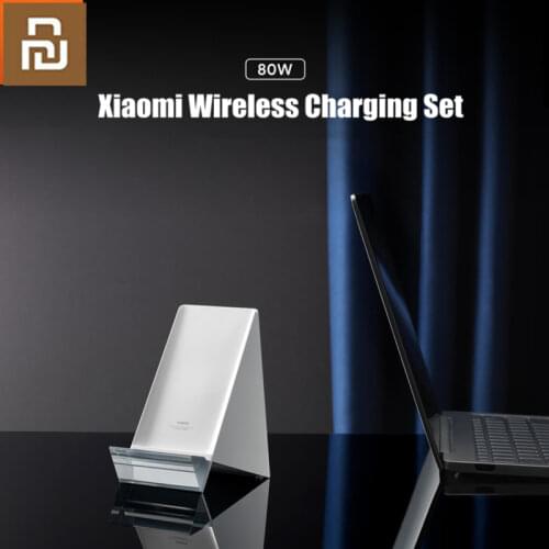 Xiaomi Original 80W MAX Wireless Charger Smart Temperature Control Vertical Charging Base Cable Fast Charge for Xiaomi 11 Pro