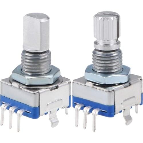 2PCS rotary coding switch digital potentiometer EC11 5pin 20mm /15mm