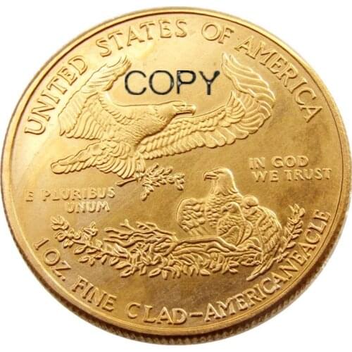 US Dollar Saint Gaudens Double Eagle Gold Plated Or Copper Copy Coin
