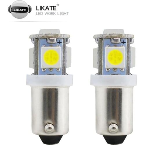 10Pcs T10 Led Canbus W5W Led Bulbs 168 194 6000K White Signal Lamp Dome Reading License Plate Light Car Interior Lights Auto 12V