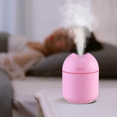 Ultrasonic Air Humidifier 200ML Aroma Essential Oil Diffuser For Home Car USB Fogger Mist Maker With LED Night Lamp Face Steamer