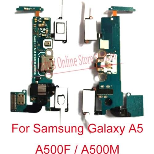 USB Charging Port Flex Cable With Microphone For Samsung Galaxy A5 A500 A500F A500M USB Charger Dock Connector Flex Cable