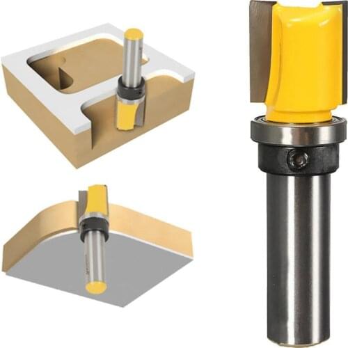 3/4" x 3/4" 1/2" Shank Mortise Template Trim Flush Router Bit Cutter New