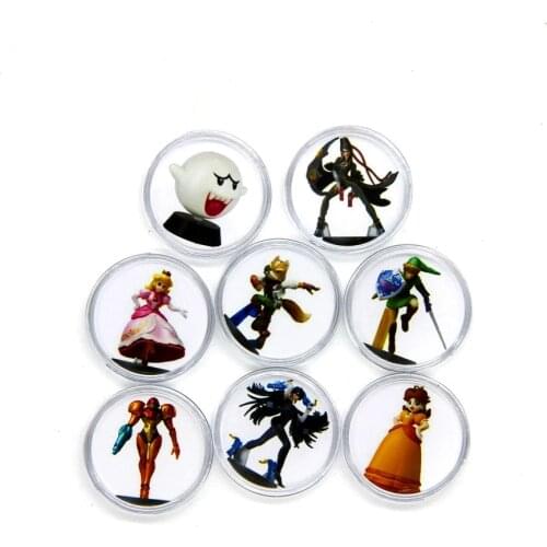 8Pcs High Quality Circular Readable NFC Card For Bayonetta 2 Collection Game Coin Card Ntag215 Sticker Tag