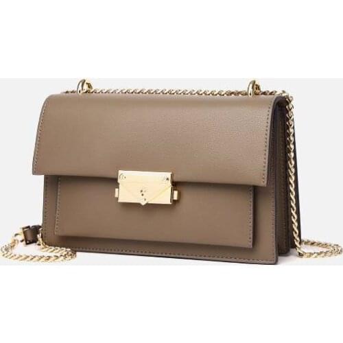 Womens Bag 2021 New Joker Ins Chain Small Square Bag High-grade Leather Fashion Shoulder Messenger Bag