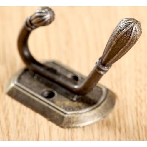 1pc Hook Clothes Hanger Door Wall Hooks Key Coat Bag Hat Hanging Hangers Kitchen Bathroom 65*30mm