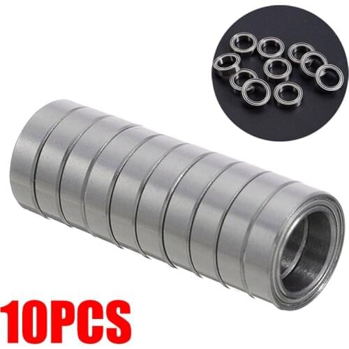 10pcs/set Miniature 6700ZZ Bearings Steel Metal Shielded Ball Bearing Thin Wall Roller 10x15x4 mm For RC Cars Trucks