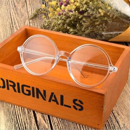 47mm Vintage Round Eyeglasses Frames Full Rim Men Women Retro Glasses Eyewear myopia Rx able Can wear for fashion directly