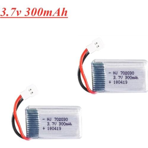 Battery 3.7V 300mAh For Hubsan H107 Udi U816 U830 F180 E55 FQ777 FQ17W Syma X11C FY530 RC Quadcopter Parts 3.7V lipo Battery
