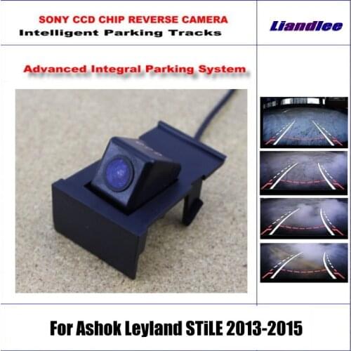 Car Intelligentized Reverse Camera For Ashok Leyland STiLE 2013-2015 Rear View Back Up CAM Dynamic Guidance Tracks