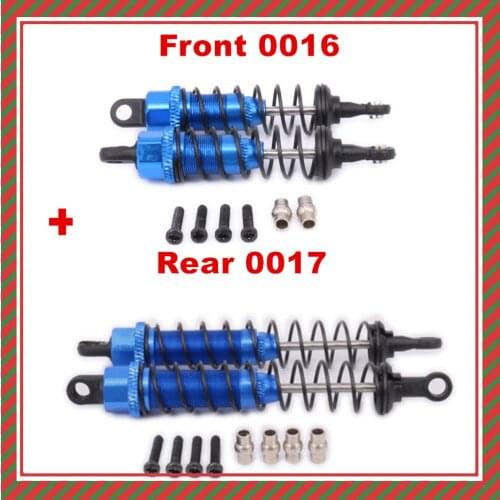 For 1/12 WLtoys 12428 Metal Oil Filled Front/Rear Shock Absorber for 1/12 WLtoys 12428 12423 RC Car Crawler Upgrade Part