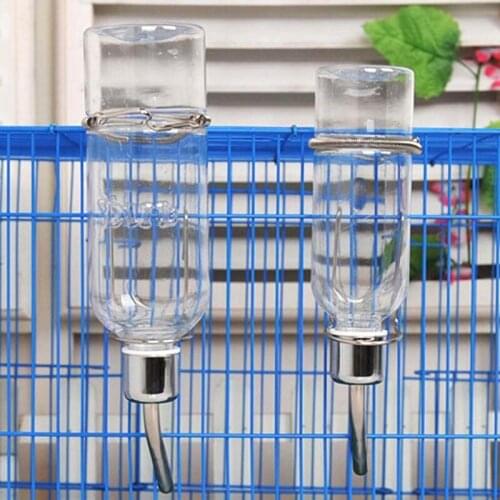 Plastic Hamster Bottle Dispenser Feeder Hanging Pet Dog Guinea Pig Squirrel Rabbit Drinking Fountain Head Pipe Home Pet Supplies