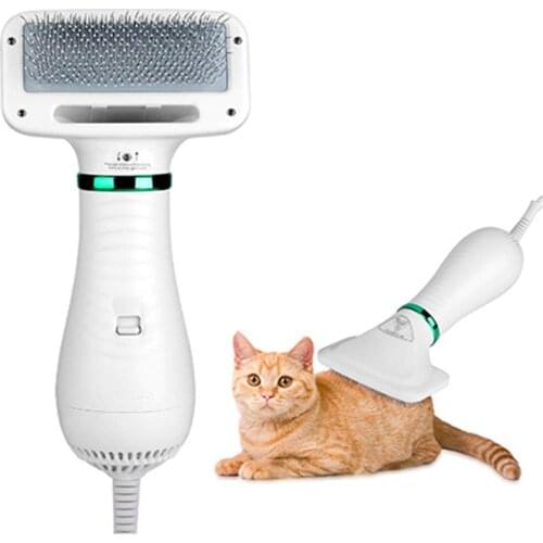 Pet Dog Hair Dryer Combing Cats Bathing Drying Small Dogs High Power Mute Brush Comb Artifact