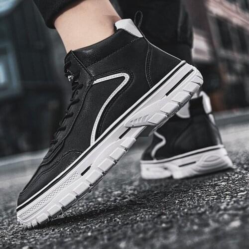 Gothic high work summer MEN military top rubber couro platform for vintage BOOTS winter leather boots man spring gumboots boty