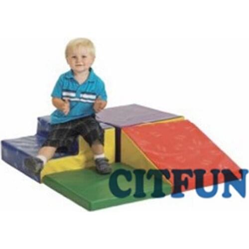 Combination-able Kids soft play sets for rental, Eco-friendly toddler foam climbing indoor playground CIT-RT006F