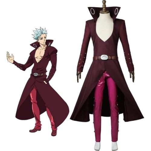 The Seven Deadly Sins Foxs Sin of Greed Ban Cosplay Costume Custom Made Full Set for Unisex