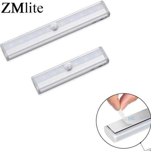 Wireless LED Closet Light PIR Motion Sensor Activated Light 3M Magnetic Stick-on for Cabinet Wardrobe Cupboard Drawer lighting
