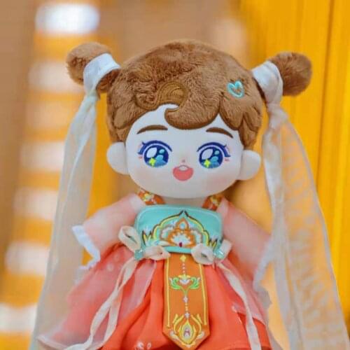 Original Idol Star Plush 20cm Doll Toy Body Clothes Clothing Suit Skirt Collection Limit Cosplay Gift C GG