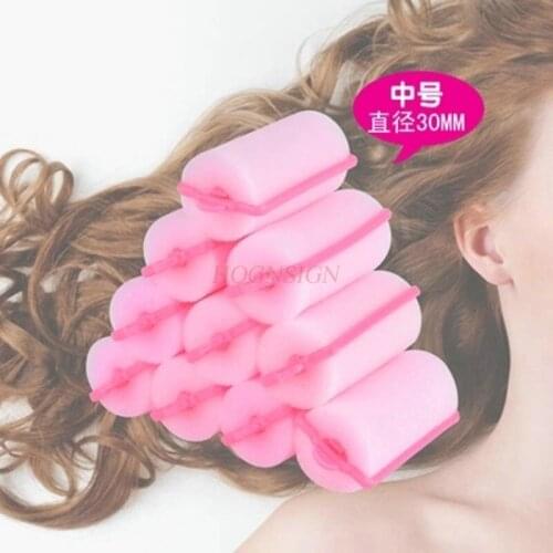 Hair Rolls Do Not Hurt Hair Sponge Hair Curls Sleep Hairdressing Tools Pear Head Bangs Hair Curler Medium Sale